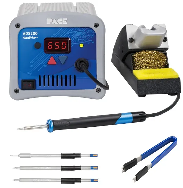 ADS200 AccuDrive Soldering Station with TD-200 & 3 Tip Bundle (120V Only) — Soldering Station